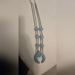 Silver and Turquoise Necklace